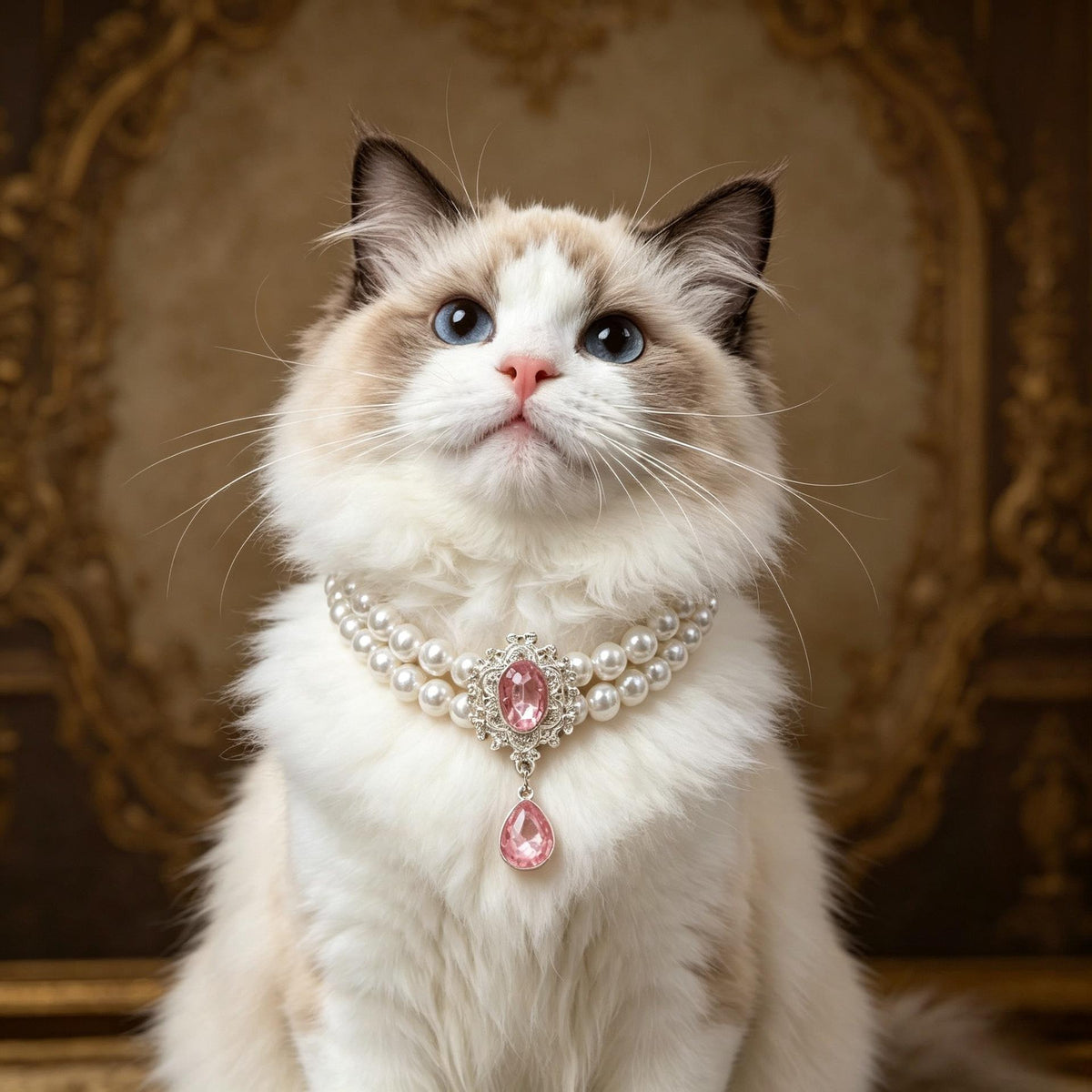 Pet Pearl Gemstone Necklace