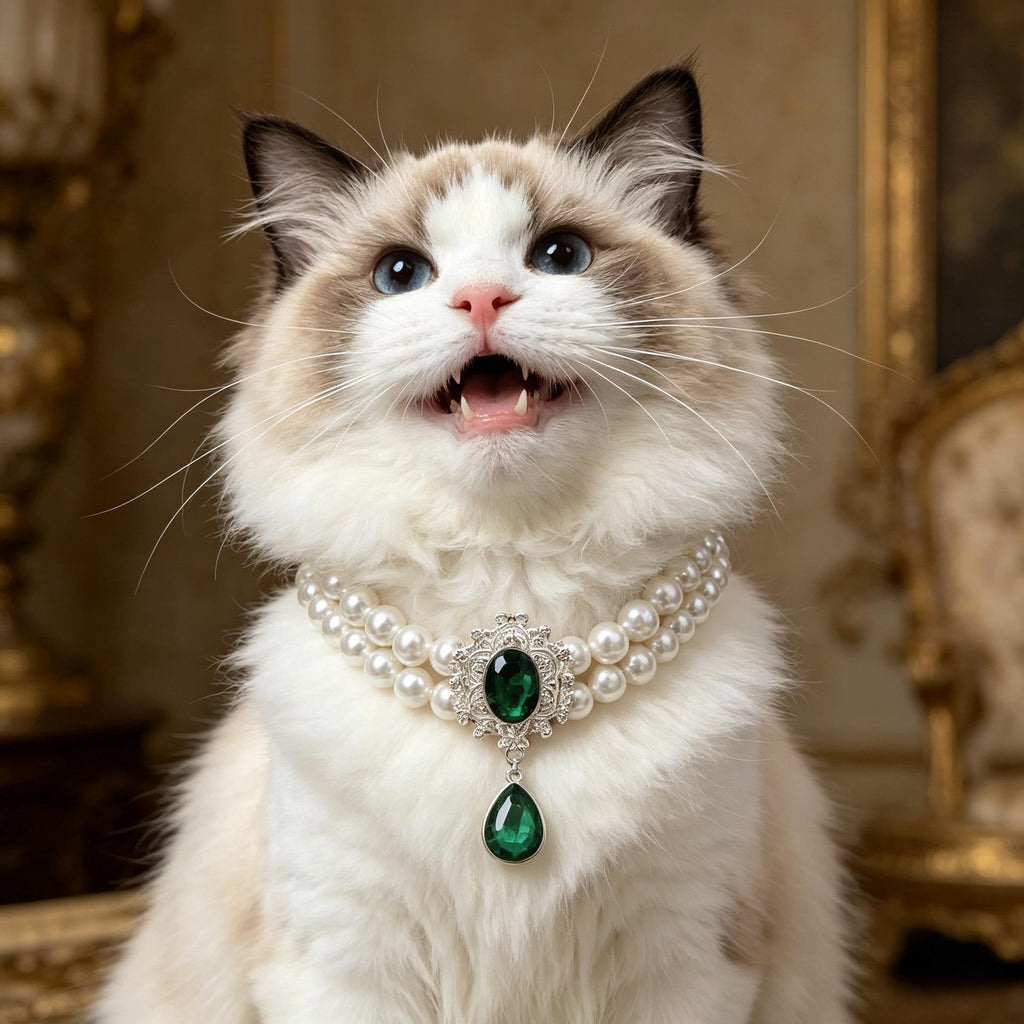 Pet Pearl Gemstone Necklace