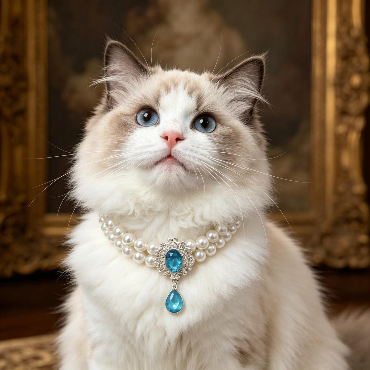 Pet Pearl Gemstone Necklace