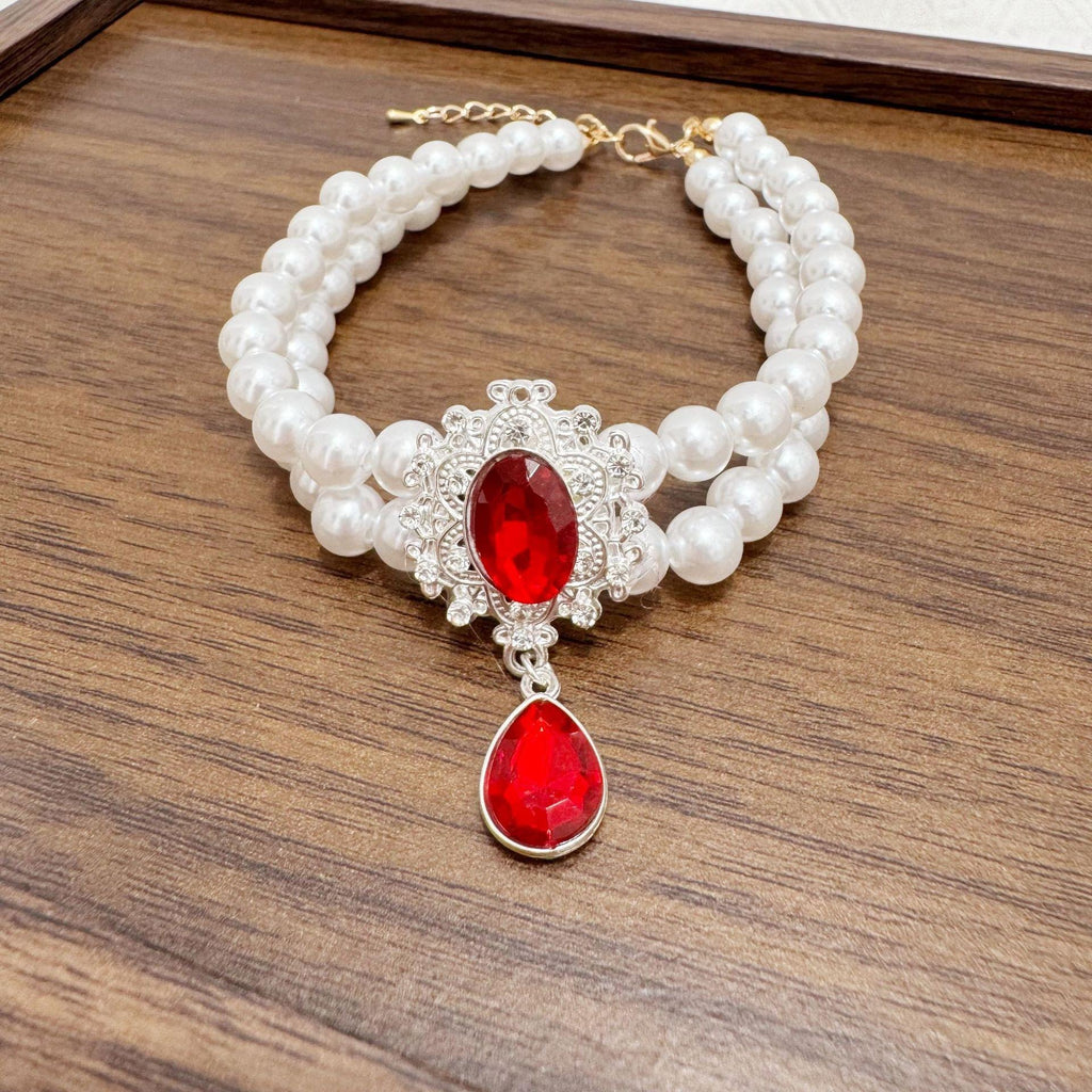 Pet Pearl Gemstone Necklace