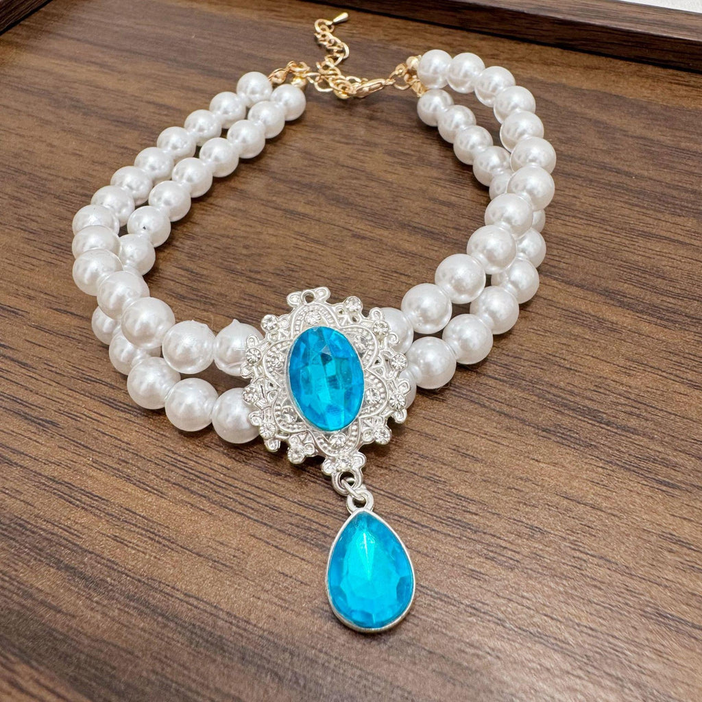 Pet Pearl Gemstone Necklace