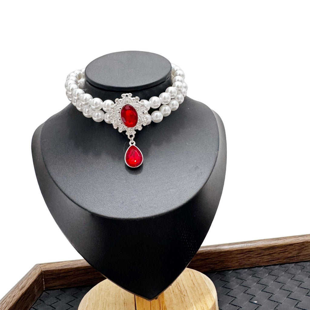 Pet Pearl Gemstone Necklace