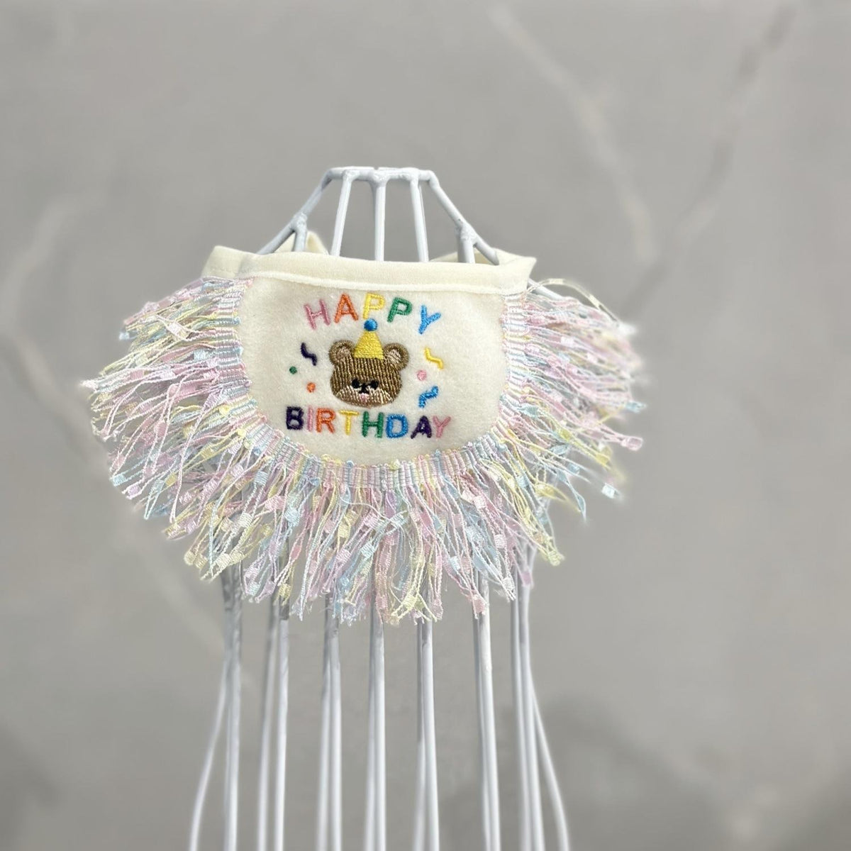 Pet Birthday Hat & Tassel Bib Set