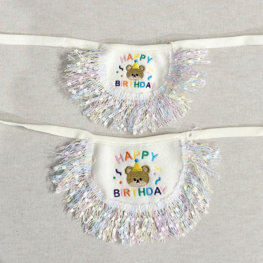 Pet Birthday Hat & Tassel Bib Set