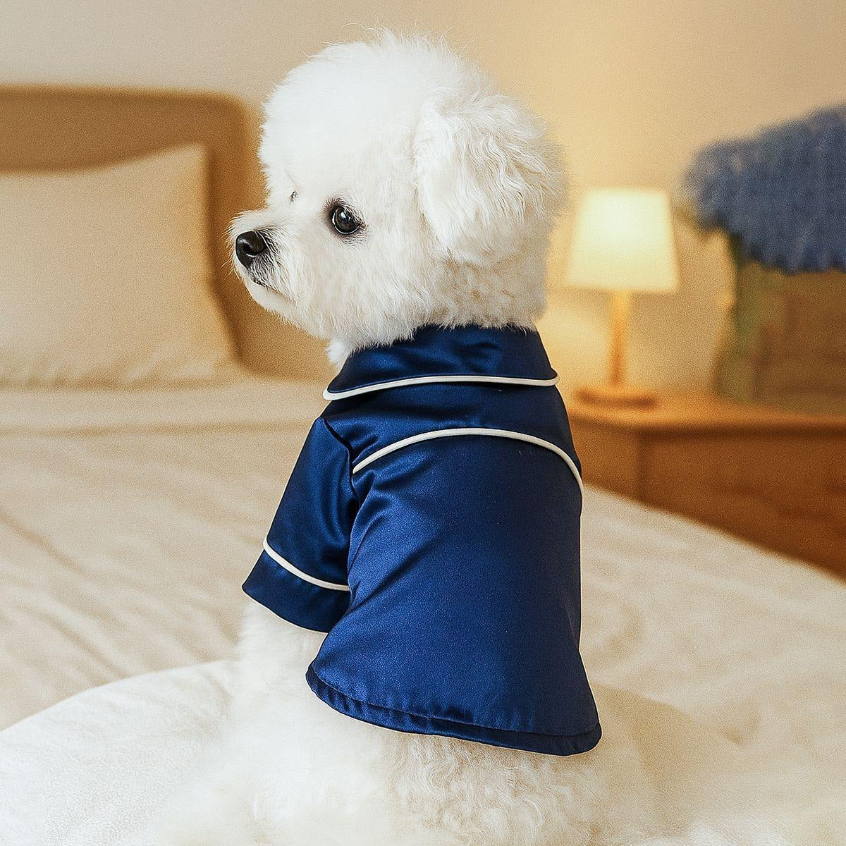Pet Satin Pajama Outfit