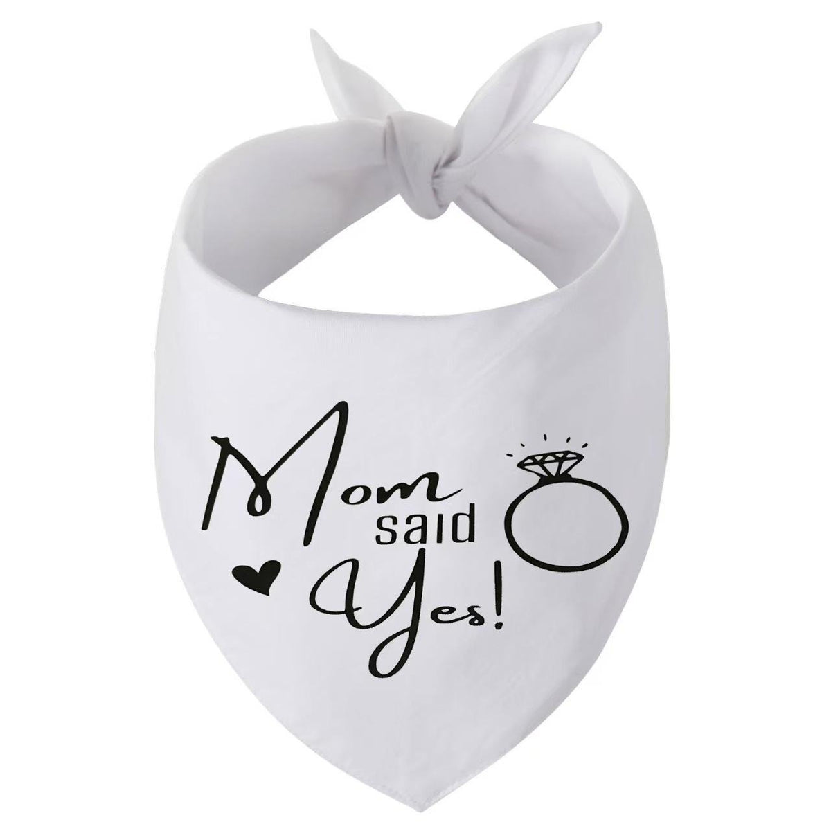 Wedding Pet Bandana Set