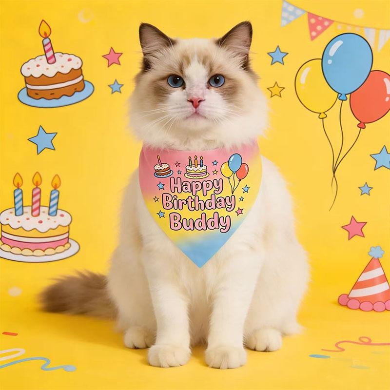 Pet Birthday Bandana