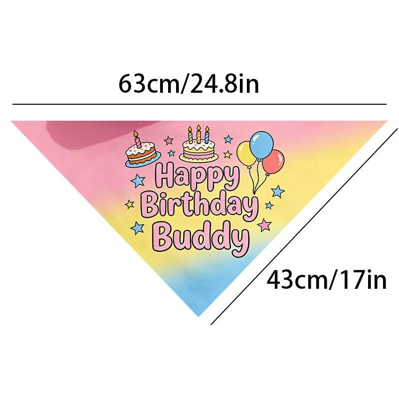 Pet Birthday Bandana