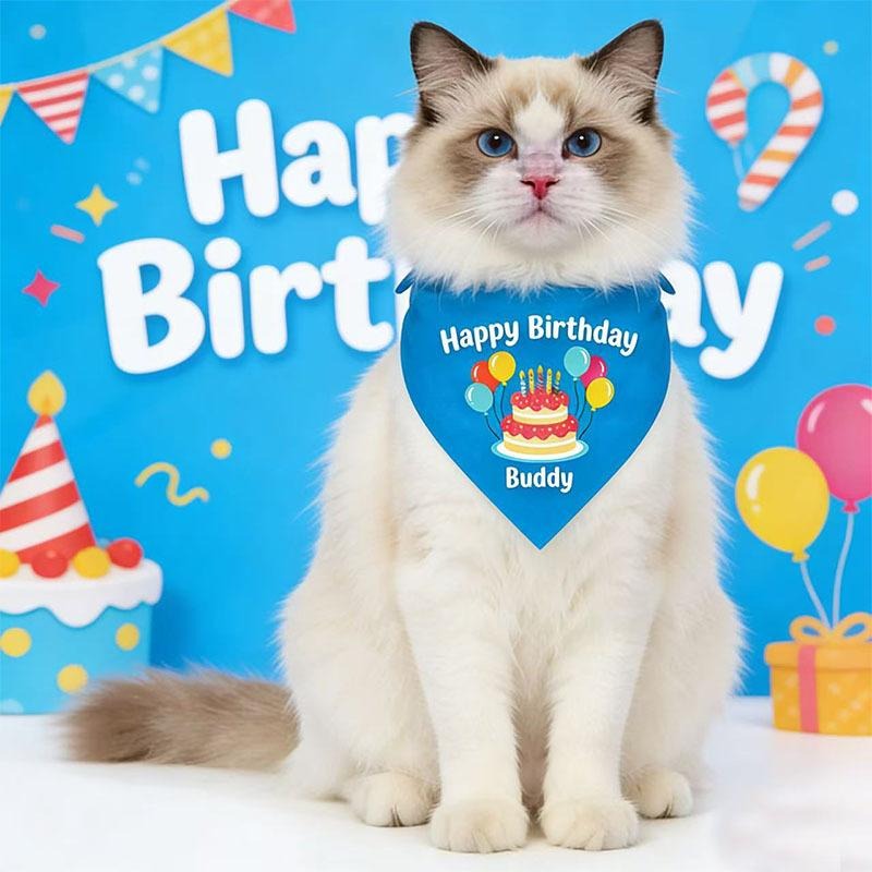 Pet Birthday Bandana