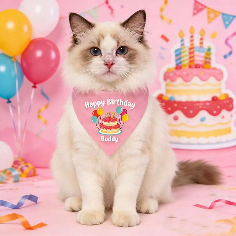 Pet Birthday Bandana
