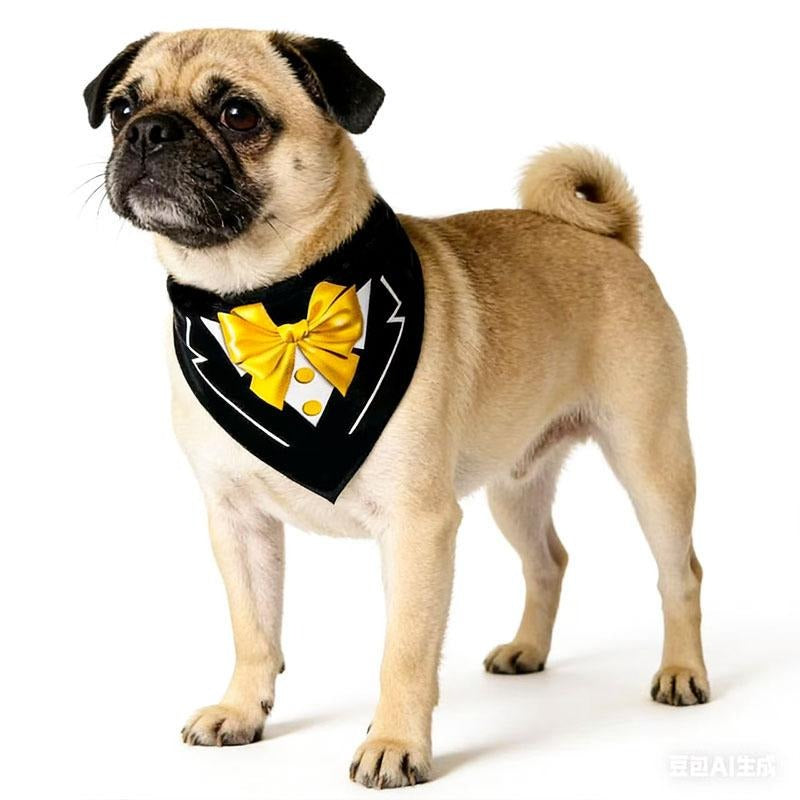 Pet Tuxedo Bandana