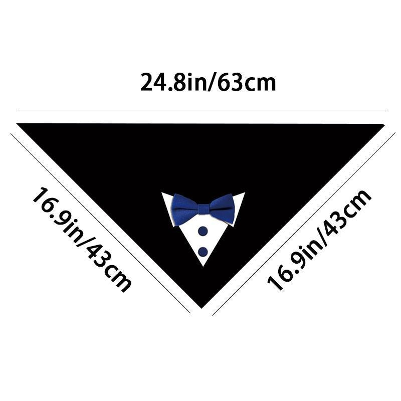 Pet Tuxedo Bandana