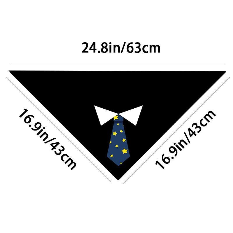 Pet Tuxedo Bandana