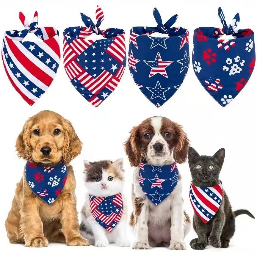 American Flag Pet Bandana