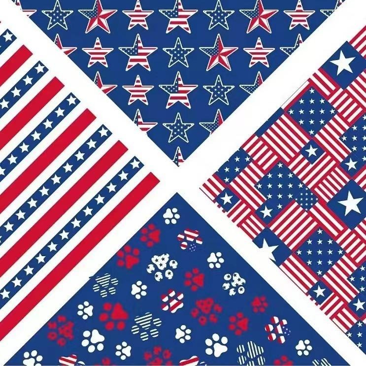 American Flag Pet Bandana