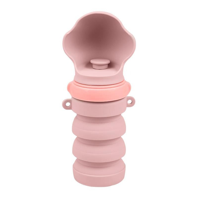 Collapsible Silicone Pet Water Bottle