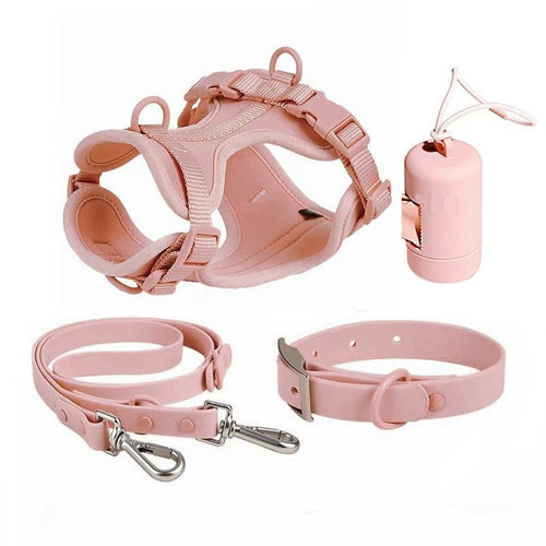 4 in 1 Dog Harness Walking Set