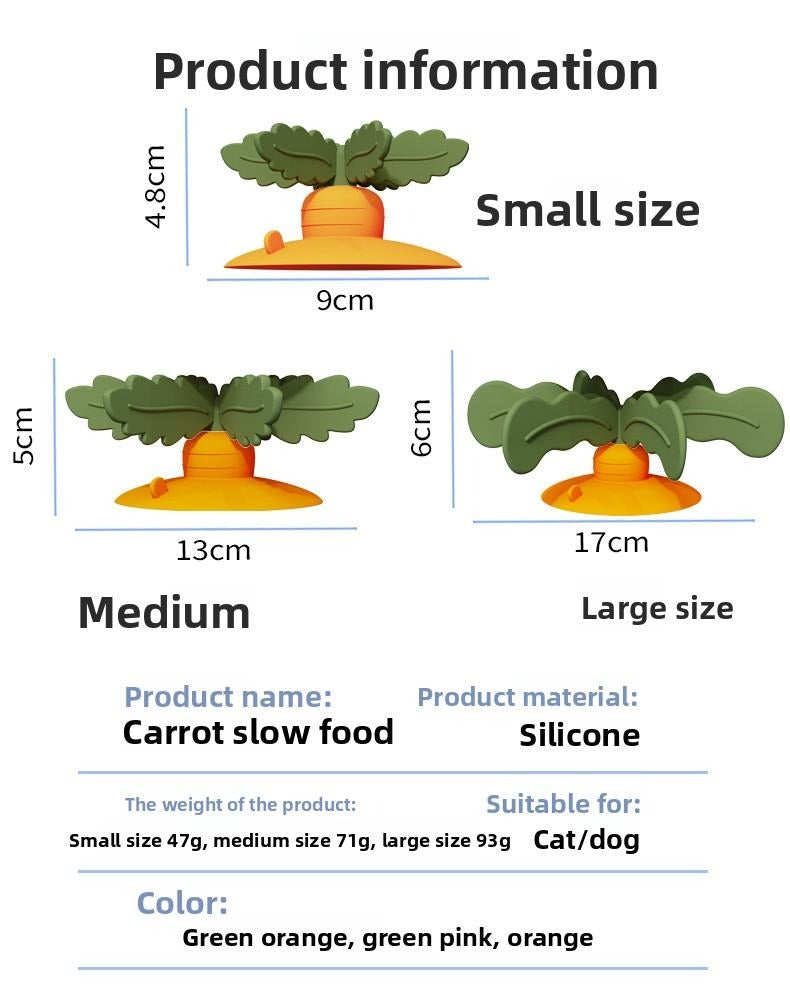 Carrot Pet Slow Feeder Insert