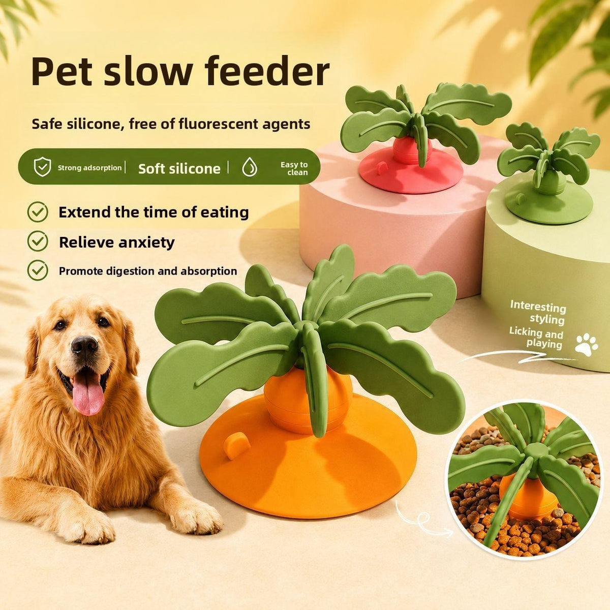 Carrot Pet Slow Feeder Insert