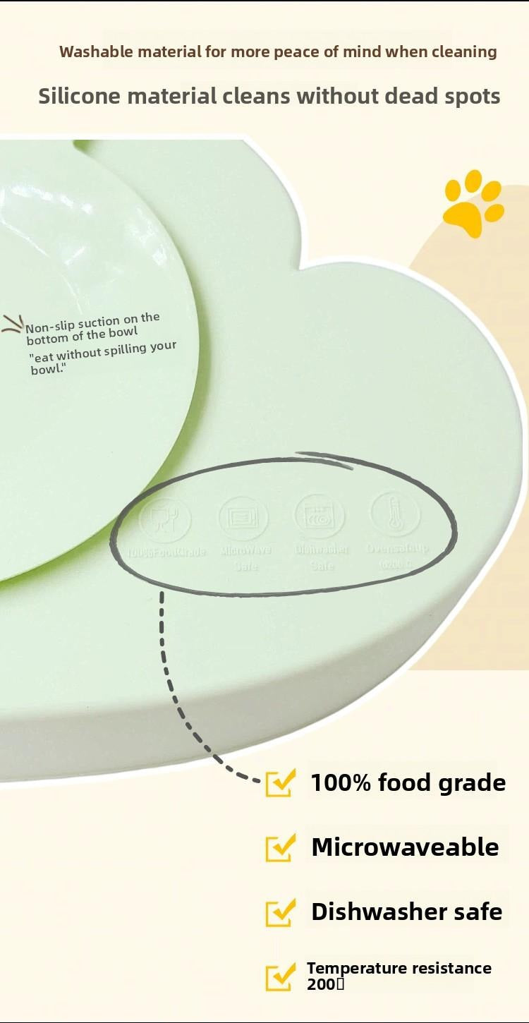 Cloud Silicone Pet Slow Feeding Bowl