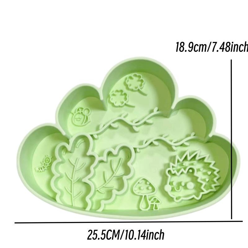 Cloud Silicone Pet Slow Feeding Bowl
