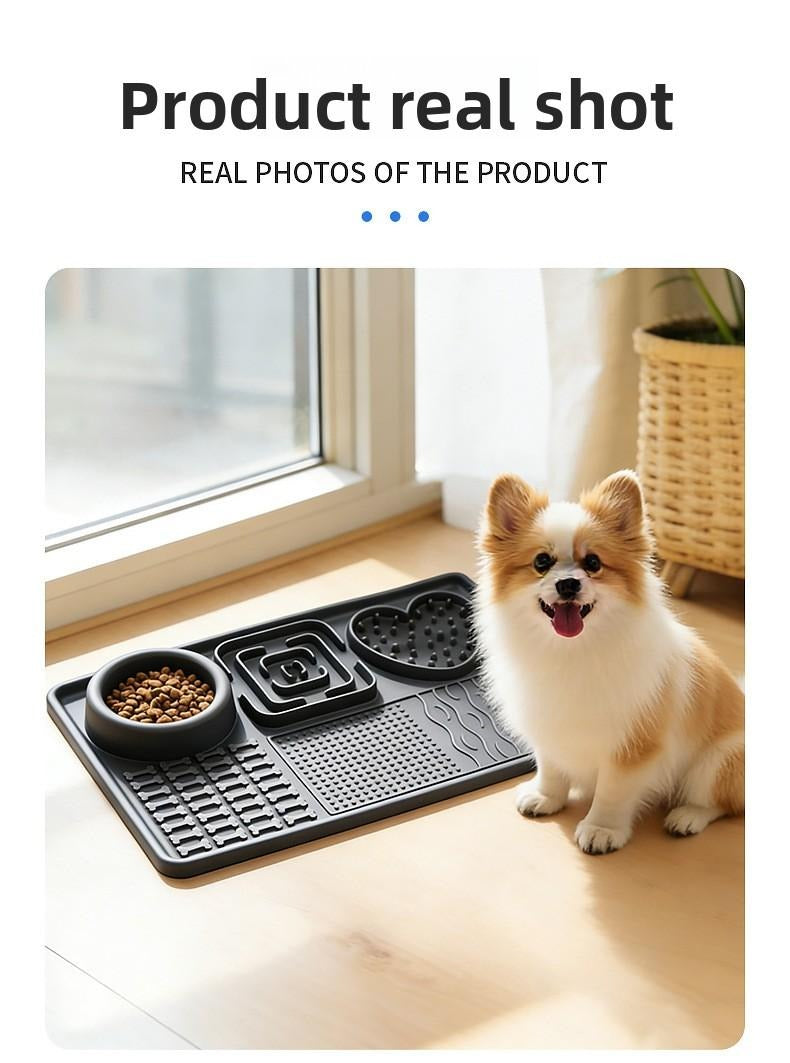 6-in-1 Silicone Pet Slow Feeding Licking Mat