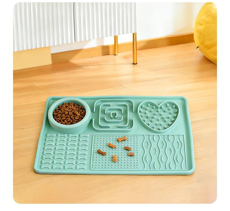 6-in-1 Silicone Pet Slow Feeding Licking Mat