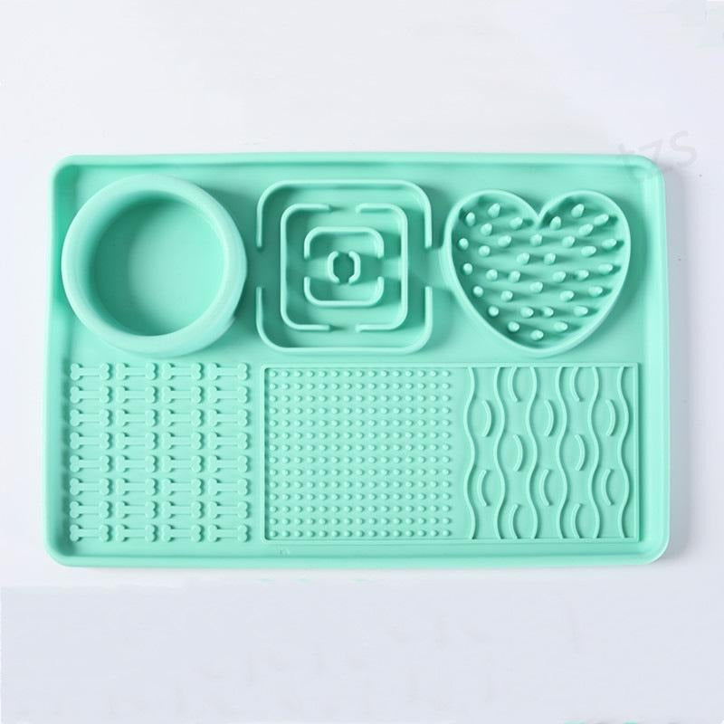 6-in-1 Silicone Pet Slow Feeding Licking Mat