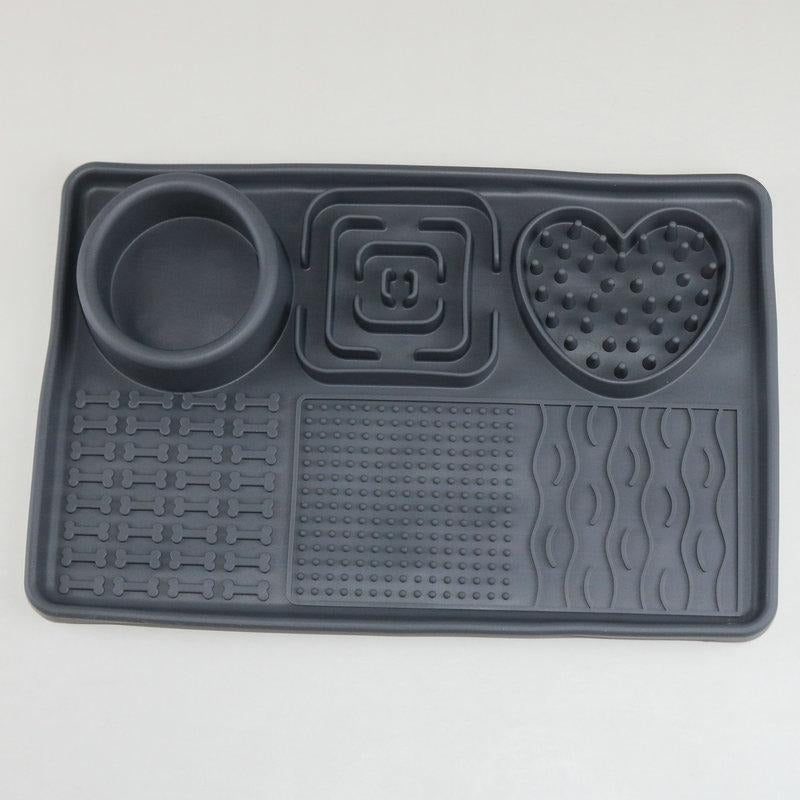 6-in-1 Silicone Pet Slow Feeding Licking Mat