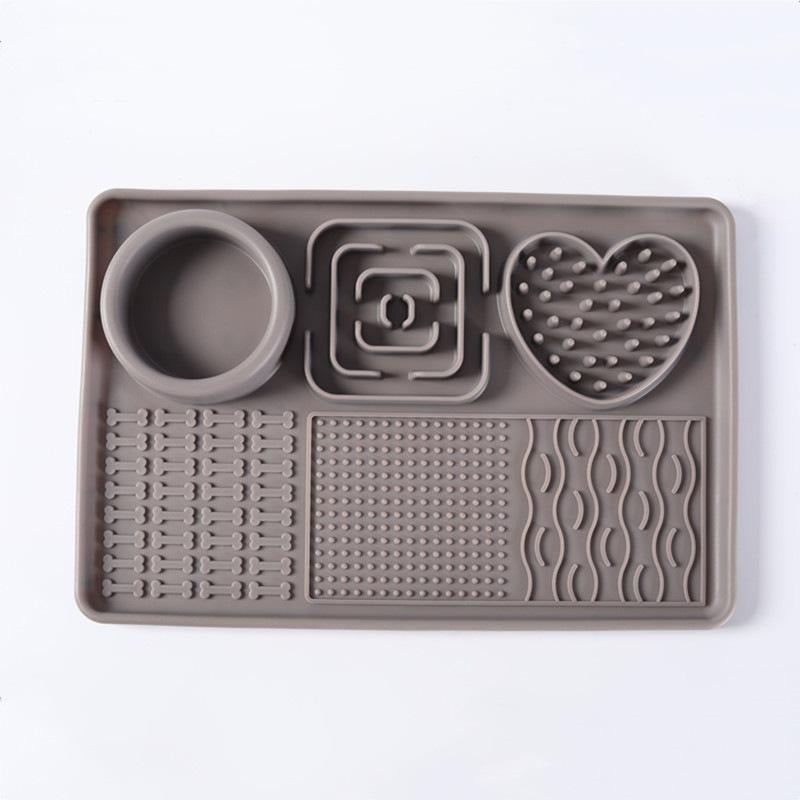 6-in-1 Silicone Pet Slow Feeding Licking Mat
