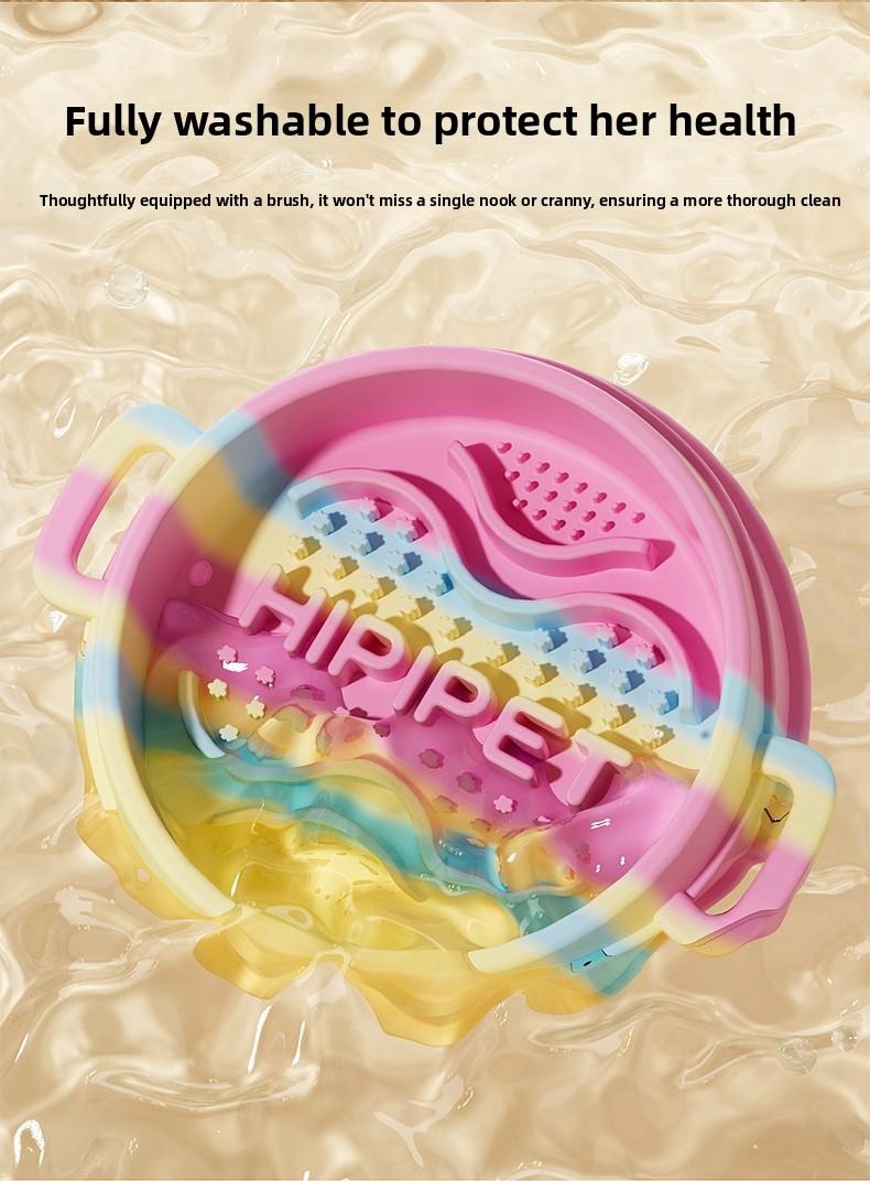 Silicone Pet Slow Feeder Bowl