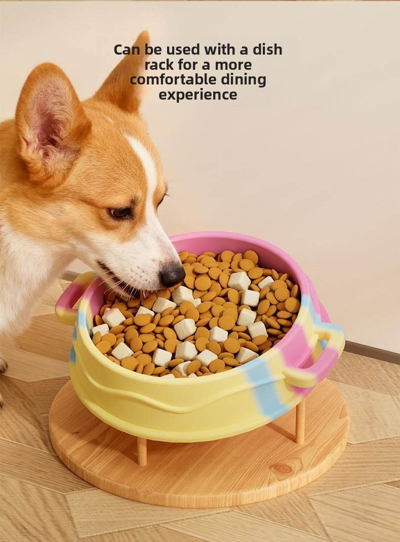 Silicone Pet Slow Feeder Bowl