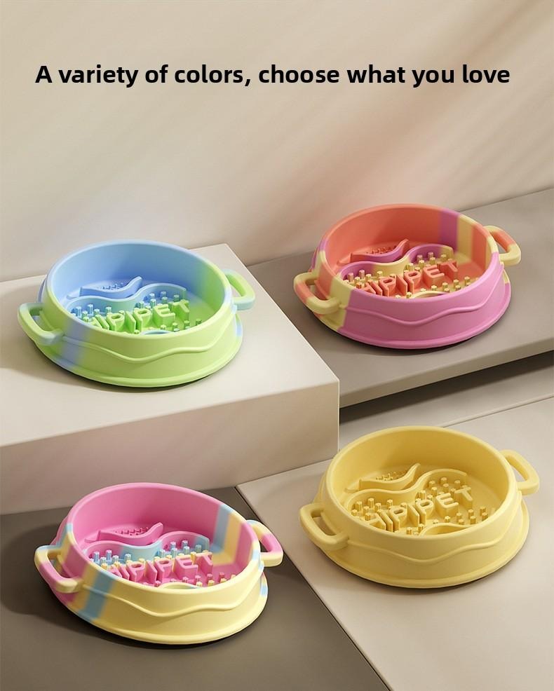 Silicone Pet Slow Feeder Bowl