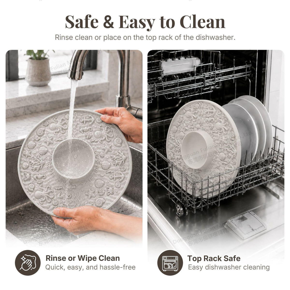 2-in-1 Ocean Pet Slow Feeder Lick Mat