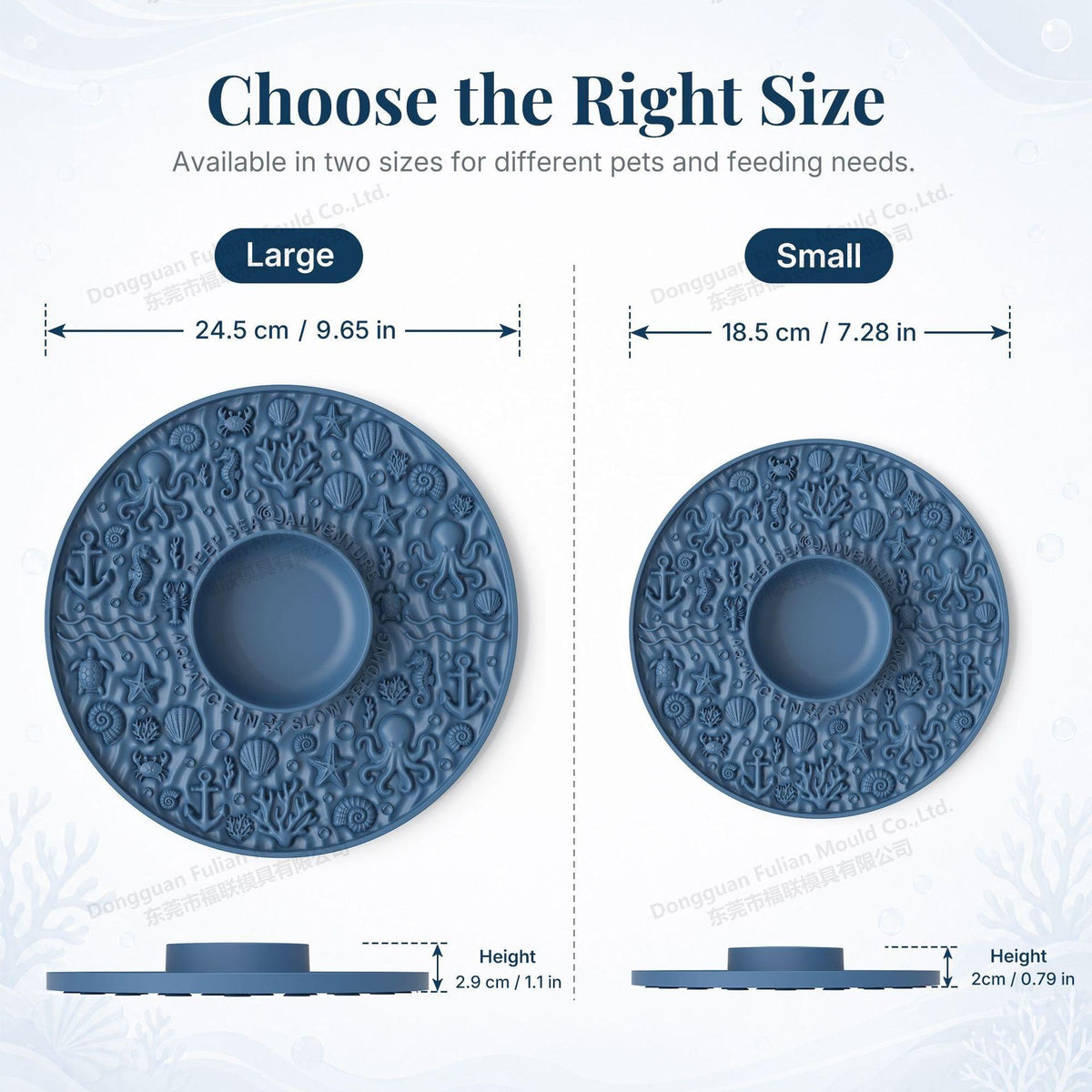 2-in-1 Ocean Pet Slow Feeder Lick Mat