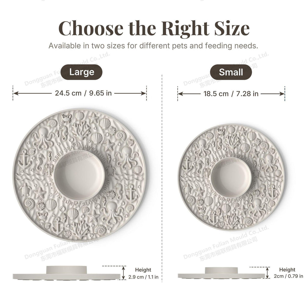 2-in-1 Ocean Pet Slow Feeder Lick Mat