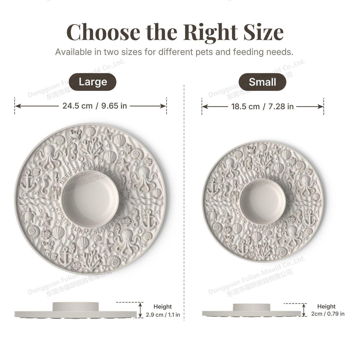 2-in-1 Ocean Pet Slow Feeder Lick Mat