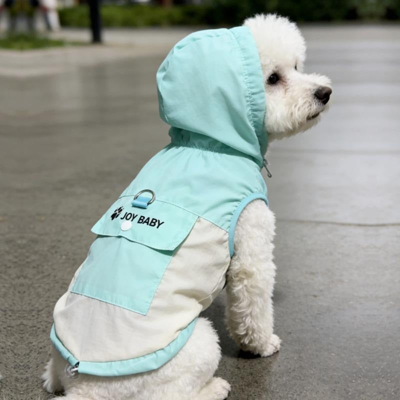 Hooded Sleeveless Dog Sun‑Protection Vest