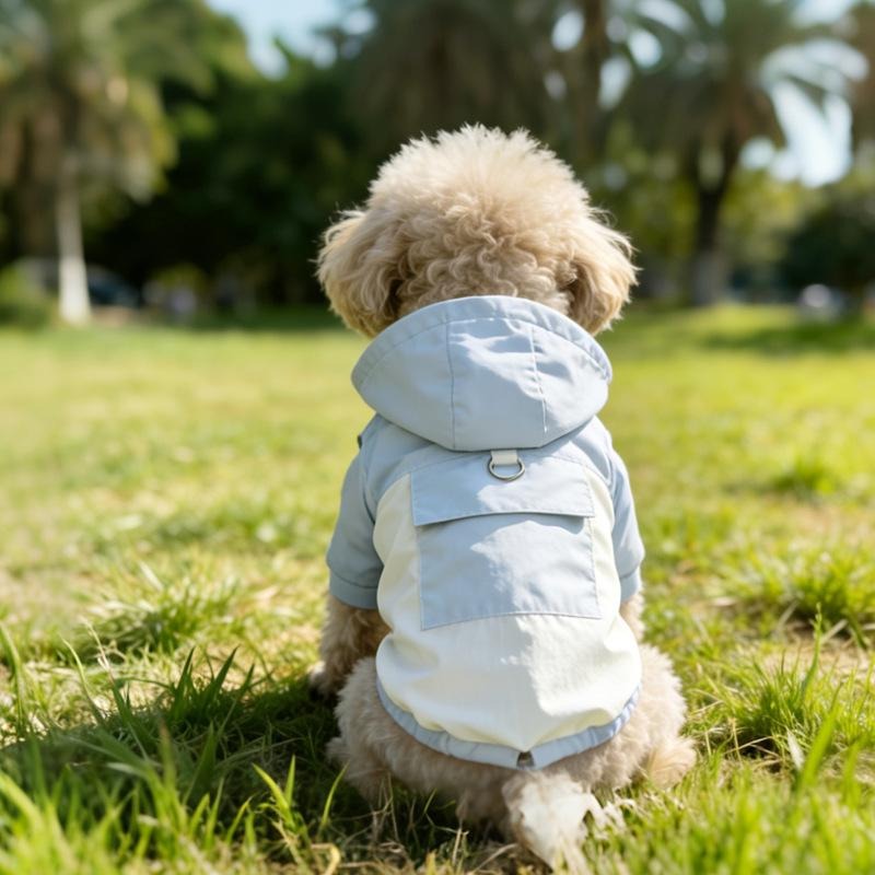 Hooded Sleeveless Dog Sun‑Protection Vest